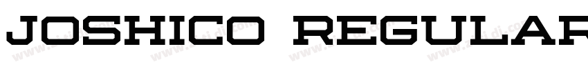 Joshico Regular字体转换